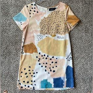 MINKPINK Pastel Print T-shirt Dress